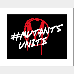 # Mutants Unite - white Posters and Art